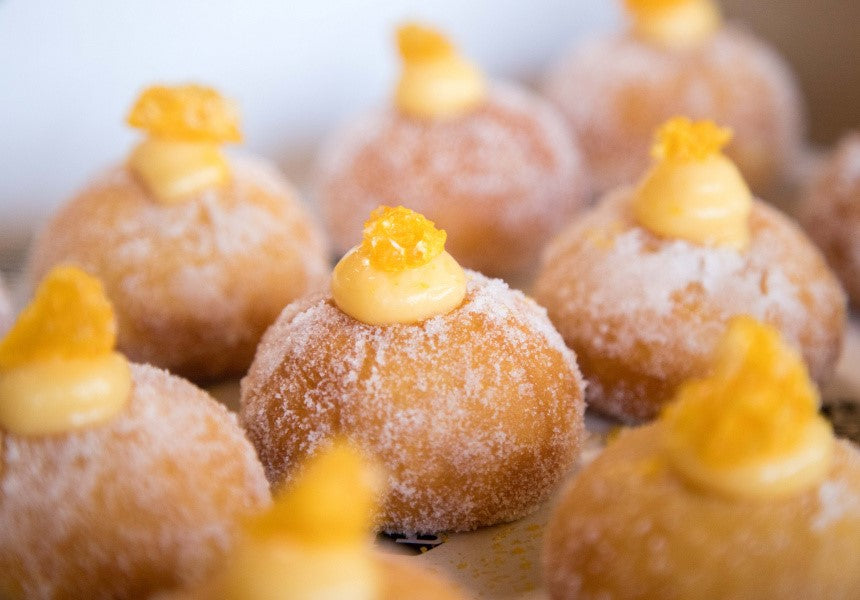 Mini Doughnut with Yuzu Curd